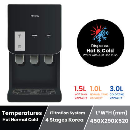 KR290 Korea Hot Cold - Black