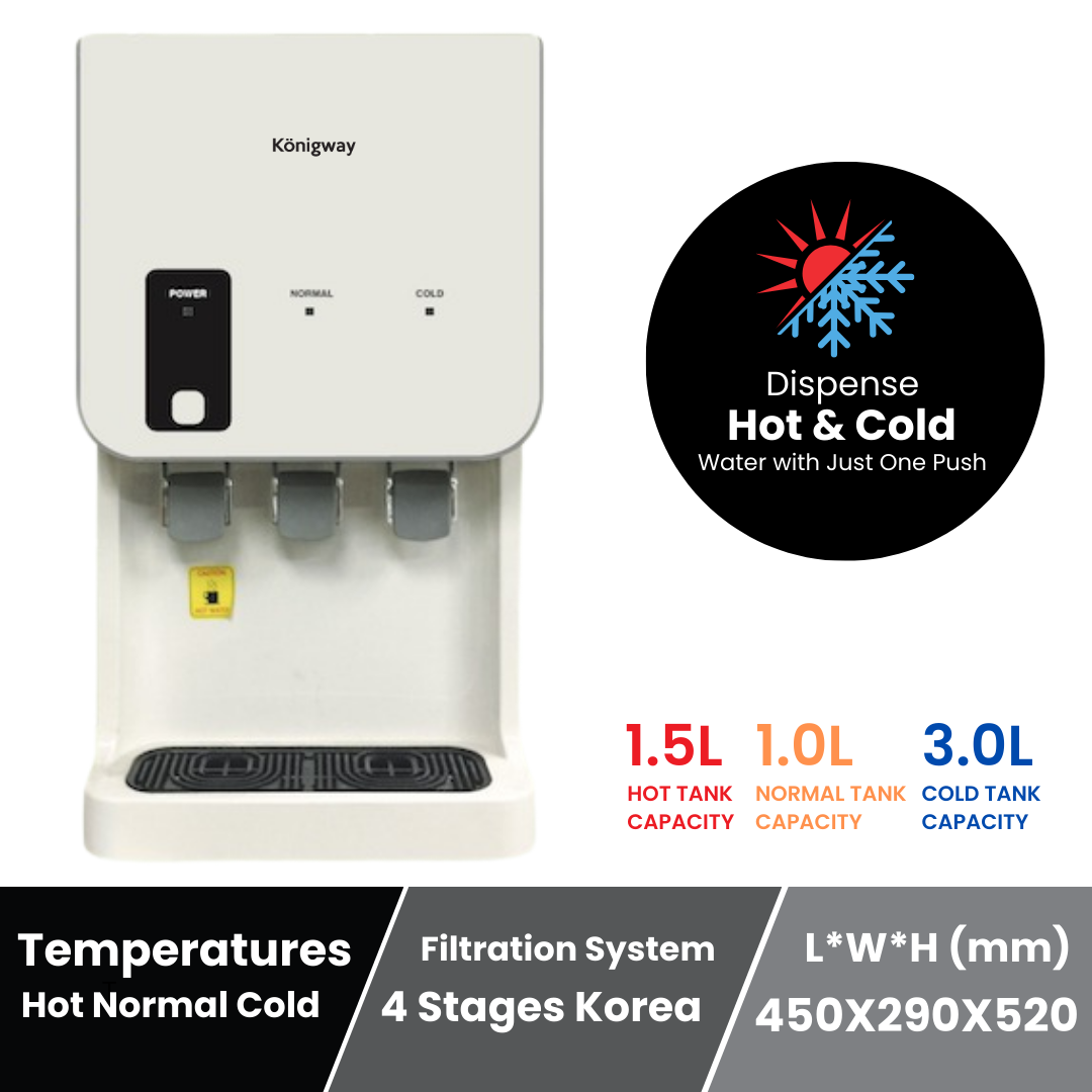 KR290 Korea Hot Cold - White
